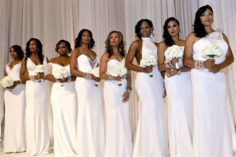 NeNe Leakes Wedding Dress Details, Nine Bridesmaids。